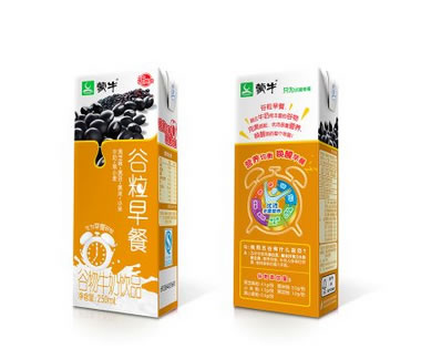 蒙牛 黑谷谷粒早餐牛奶