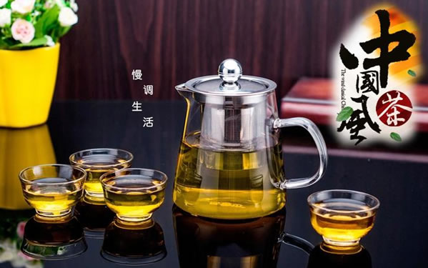 明蓝坊 玻璃茶具套装