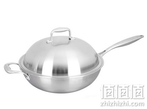 炊大皇 WG14450 304不锈钢炒锅