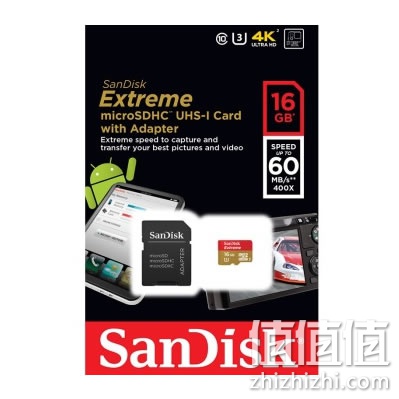 闪迪 至尊极速 16GB UHS-I TF卡