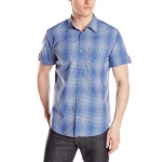 Calvin Klein Plaid 男士休闲短袖衬衫