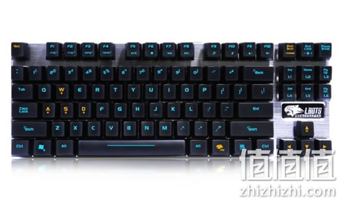 达尔优 机械合金版 黑轴机械键盘
