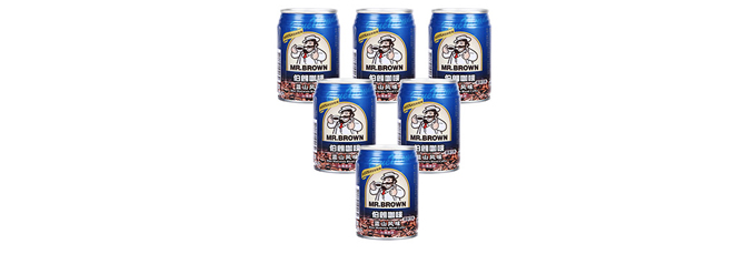 MR.BROWN伯朗咖啡 蓝山风味咖啡240ml*6罐 25.5元  满 99 减 20