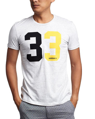 夏日配色！阿迪达斯运动生活 SPORT CASUAL 短袖T恤 亚马逊90元 包邮 （需用码）