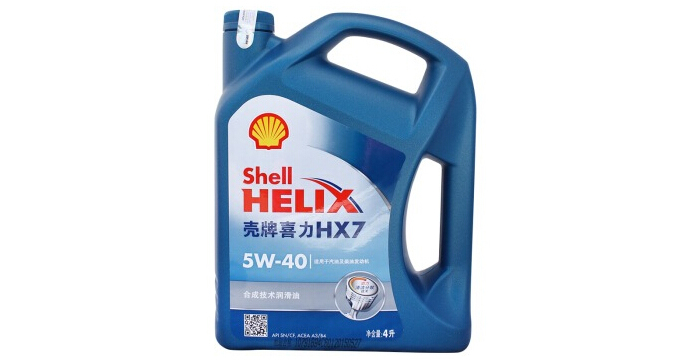 Shell壳牌 蓝喜力Helix HX7 5W-40  合成机油 SN 4L 188元
