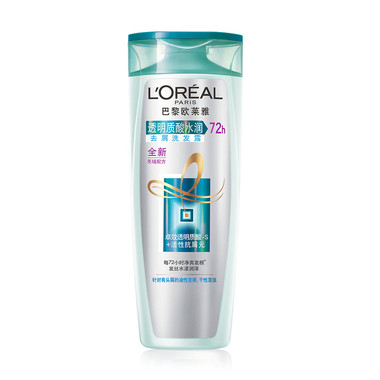 L&#8217;OREAL 欧莱雅 透明质酸水润去屑洗发露 200ml 19.9元  （满 99 -50  低至9.9元 ）