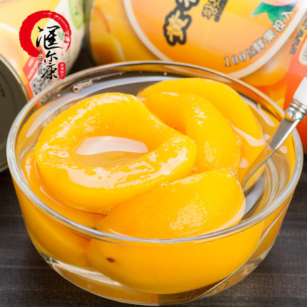 汇尔康 水果对开黄桃罐头 6罐*425g/整箱 24.1元 包邮