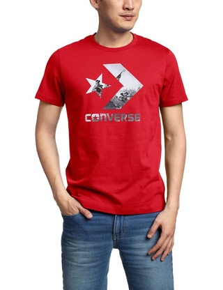 新低价！Converse匡威男式短袖T恤10911C 亚马逊中国99元 包邮