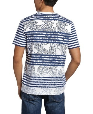 Nautica 诺帝卡 V42901S 男式 South Pacific-2  短袖圆领T恤 175元 包邮 （需用码）