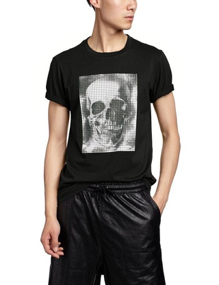 夏季佳品！5CM男式短袖针织休闲上衣5CXTEBM2065 亚马逊中国161元 包邮 （需用码）