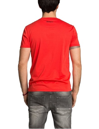 价格合适！Desigual 男式 短袖T恤 51T14H53061 亚马逊中国188元 包邮 （需用码）