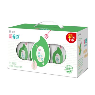 蒙牛 新养道 零乳糖 低脂型 苗条装 250ml*12盒 26元