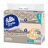 Vinda/维达 倍韧系列2层抽取式面纸180抽*6包 10.9元  原价21.9 元