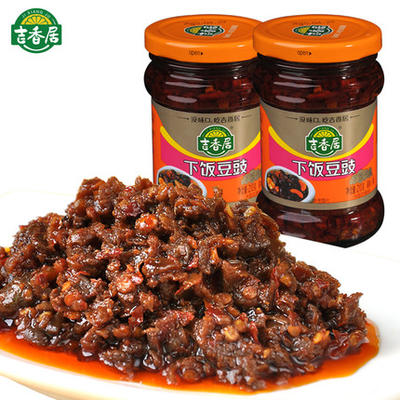 吉香居 下饭豆豉 210g*2 9.9元 包邮  月销量2600多件