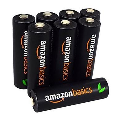 AmazonBasics 亚马逊倍思 8节五号镍氢充电电池 129元 包邮