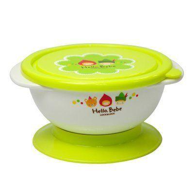 乐扣乐扣(Lock&amp;Lock) Hello Bebe 双耳带盖辅食碗 HBB411-OCH 19.9元