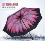 爱诺威 小雏菊零透光超强防晒防紫外线遮阳伞