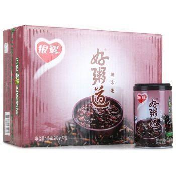 银鹭 八宝粥 速食粥 好粥道 黑米八宝粥 280g*12罐 整箱装 33.9元