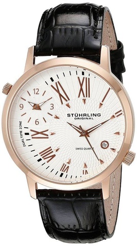 设计独特!Stuhrling Original 343.33452 男士石英手表 $90.00 ( 配合识货满 减 到手约¥595 )