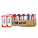 百威 啤酒500ml*18罐