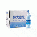 恒大冰泉 长白山天然矿泉水 1250ML*12 整箱