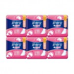 护舒宝 棉柔丝薄日用卫生巾10片*6包