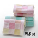 康隶杰 宝宝纯棉洗脸毛巾 50*25cm 4条装