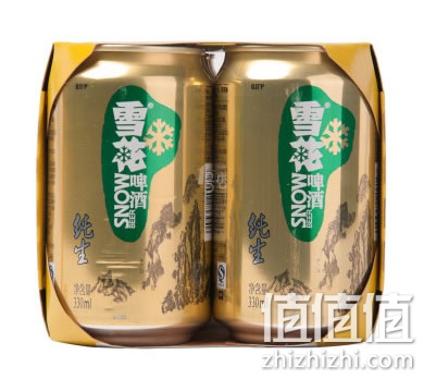 雪花 纯生啤酒