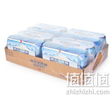 哈尔滨 冰爽啤酒 330ml*24听