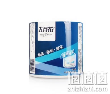 五月花 超值3层有芯卷纸