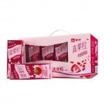蒙牛 草莓真果粒牛奶 250ml*12盒