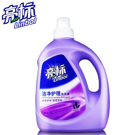 亮标 洁净护理洗衣液2kg 15.6元 包邮