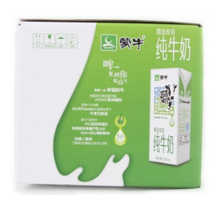 &nbsp;HOT!&nbsp; 国内好奶！蒙牛 精选牧场 纯牛奶 250ml*12 整箱装 京东商城29.5元 （限购5件）