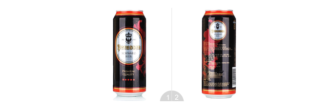 preussen普鲁士 500ml*24德国进口原味黑啤酒 118元 特价 包邮