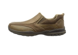 舒适！斯凯奇Skechers USA Vorlez Conven男士真皮休闲鞋 $28.28 （到手约￥290 ）