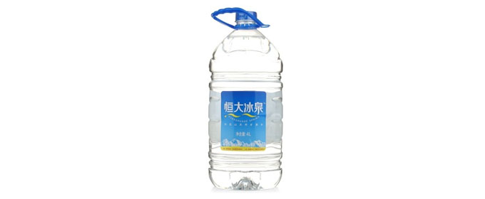 恒大冰泉 长白山天然矿泉水4L 桶装 9.9元 新低