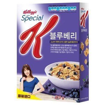 Kellogg's 家乐氏 香脆麦米片 蓝莓口味 210g*5盒 + 香脆麦米片 营养早餐 麦片 205g*5盒 114.5元 （214.5-100 ）