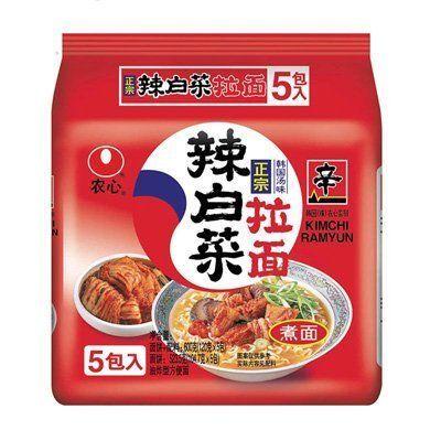 &nbsp;HOT!&nbsp; 农心 辣白菜五连包 120g*5 15.9元