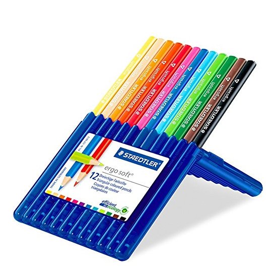 【可直邮】Staedtler Ergosoft Colored Pencils 施德楼 24色彩色铅笔 约108.25元  原价 161.67元