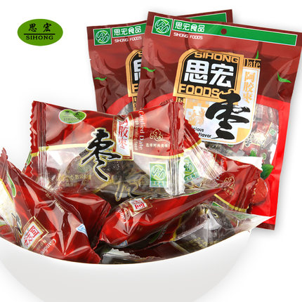 思宏 无核阿胶蜜枣 508g*2包 15.5元 包邮