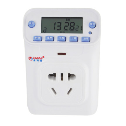 Kerde 金科德 TW-M12 五孔定时开关插座 19.9元 包邮