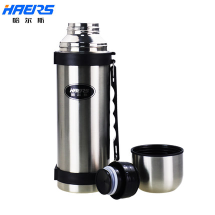 哈尔斯 HY-1200 W-2 户外真空保温水壶 1200ml 39元 包邮