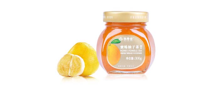 恒寿堂 蜜炼柚子茶 300g瓶装 9.9元 包邮