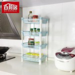 百邦居 塑料落地置物架 4层