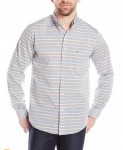 Dockers 男士条纹长袖衬衫