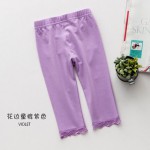 唐姿柔 女童糖果色打底裤