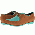暇步士 Hush Puppies Graham Bluche女士复古系带休闲鞋