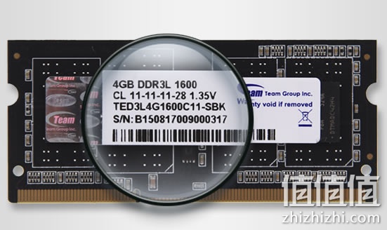 十铨 DDR3 1600 4GB 低电压笔记本内存条