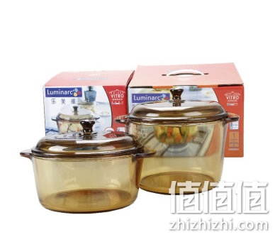 弓箭-乐美雅 2L+3L玻璃透明圆锅组