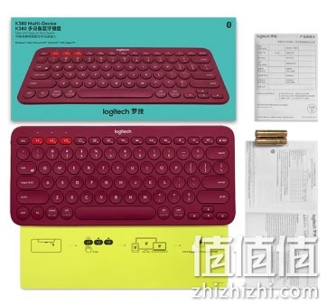 罗技（Logitech）K380多设备蓝牙键盘